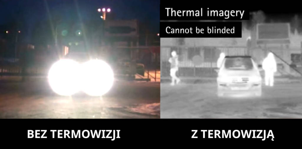 Porównanie kamery termowizyjnej